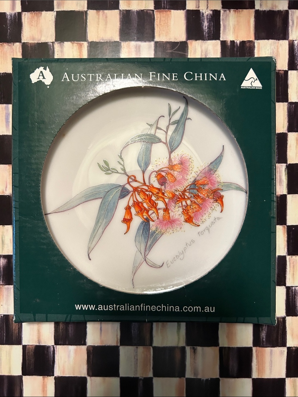 Australian Fine China Botanical Wildflower Plate